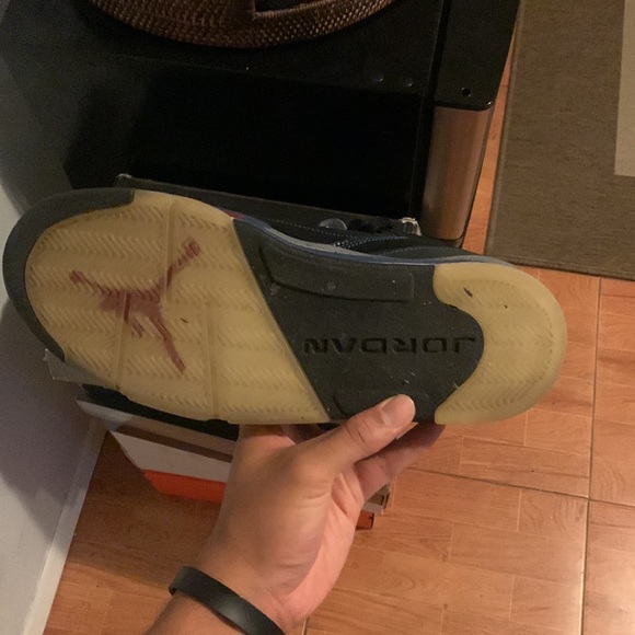 NIKE AIR JORDAN RETRO BLACK RED BLUE SIZE 10.5 - Picture 9 of 9